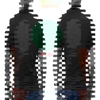 Fiesta De Edm Retro De Acid House Techno Raver De Los 90 Camiseta Hombre Estampado Espalda - Regaloses