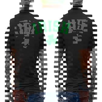 Fighting Irish Vintage Athletic Sports Men's T-shirt Back Print - Seseable