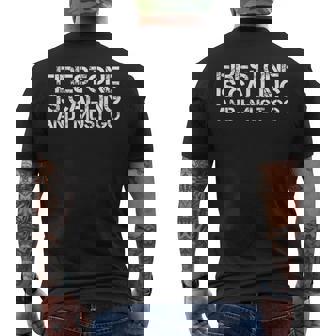 FIRESTONE CO COLORADO City Trip Home Roots USA Men's Back Print T-Shirt - Monsterry