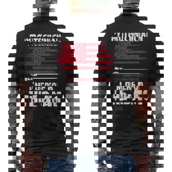 Fireworks Director Pyro Crew Pyrotechnic Pyrotechnician Men's Back Print T-Shirt - Monsterry