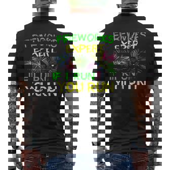 FIREWORKS-EXPERT Men's Back Print T-Shirt - Monsterry