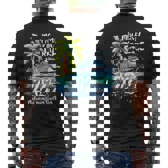 My First Cruise 2025 First Time Cruise Vacation 2025 Men's T-shirt Back Print - Monsterry