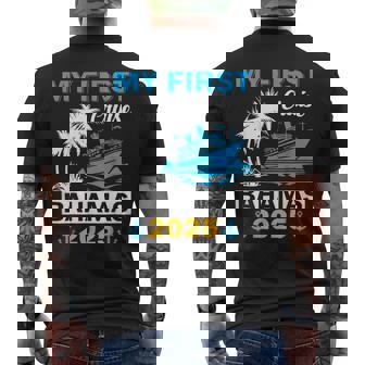 My First Cruise Bahamas 2025 Family Matching Vacation Group Men's T-shirt Back Print | Seseable CA