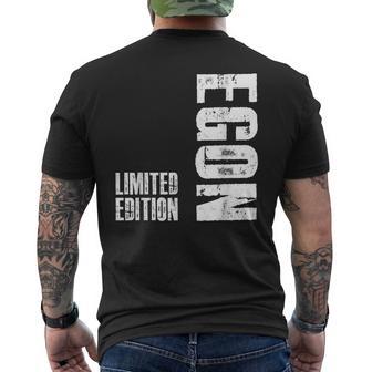 First Name Limited Edition Birthday For Egon T-Shirt mit Rückendruck - Geschenkecke