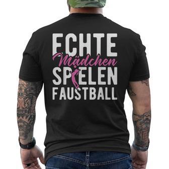 Fistball Ball Fistball Player Fistball Fistball T-Shirt mit Rückendruck - Geschenkecke