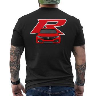 Fk8 Civic Type R Rally Red T-Shirt mit Rückendruck - Geschenkecke