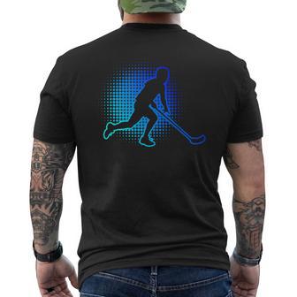 Floorball Unihockey Boys' Innebandy Salibandy T-Shirt mit Rückendruck - Geschenkecke