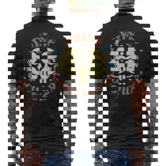 Floral Nephrologist Medical Pun Nephrology Urine Good Hand Men's Back Print T-Shirt - Monsterry