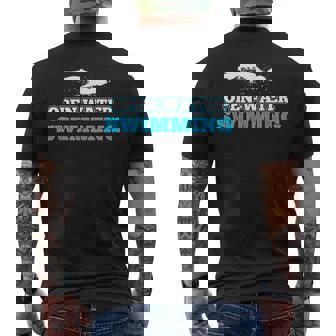Flotador De Natación En Aguas Abiertas Al Aire Libre Camiseta Hombre Estampado Espalda - Regaloses