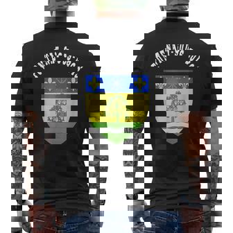 Fontenay-Sous-Bois Blason De Football Drapeau T-shirt imprimé au dos - Cadeauxyz