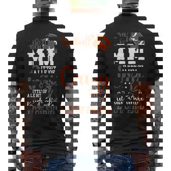 Football Mimi Proud Mimi Of A Football Player Men's T-shirt Back Print - Thegiftio UK