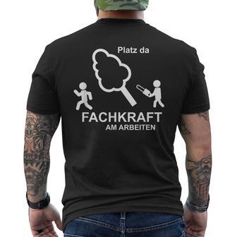 Forestry Sayings Tree Cutter Forestry Worker T-Shirt mit Rückendruck - Geschenkecke