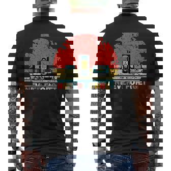 Never Forget Floppyhs Cassette Retrointage Divertido Camiseta Hombre Estampado Espalda - Regaloses