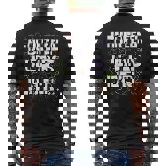 Fourn Years Later Meme 14 Year Old 14Th Birthday Men's T-shirt Back Print - Monsterry