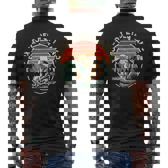 Foxtrots Deltas Tangos Retro Resist Bear Camping Hiking Men's T-shirt Back Print - Thegiftio