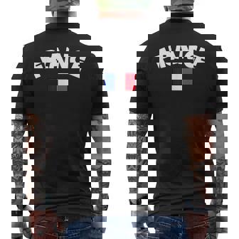 France Pour Les Français Avec Jour Du Drapeau Français T-shirt imprimé au dos - Cadeauxyz