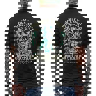 Frankly I Need Another Round Drinking Men's T-shirt Back Print | Mazezy