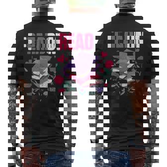 Freadom Anti Ban Books Freedom To Read Book Reading Men's Back Print T-Shirt - Monsterry