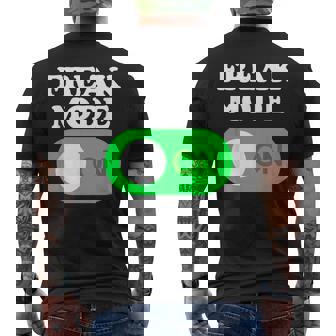 Freak Mode On Power Button Freaky Viral Slang Meme Men's T-shirt Back Print - Thegiftio UK