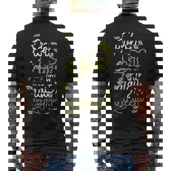 Fresh Basil Is My Magic Ingredient Herbs Green Basil Men's Back Print T-Shirt - Monsterry