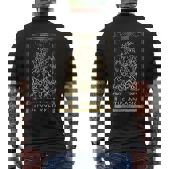 Freya Goddessiking Freyja Retro Norse Mythology Tarot Card T-shirt imprimé au dos - Cadeauxyz