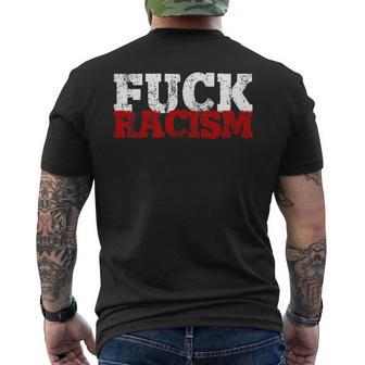 Fuck Racism I Against Nazis And Rassism T-Shirt mit Rückendruck - Geschenkecke