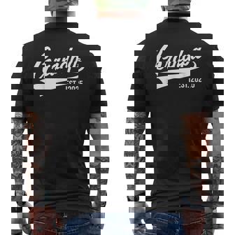 1St Time Grandpa Est 2025 New First Grandpa 2025 Men's T-shirt Back Print | Seseable CA