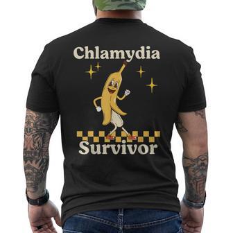 Banana Chlamydia Survivor Men's T-shirt Back Print - Thegiftio UK