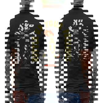 Bottle Up Your Feelings Men's T-shirt Back Print | Mazezy
