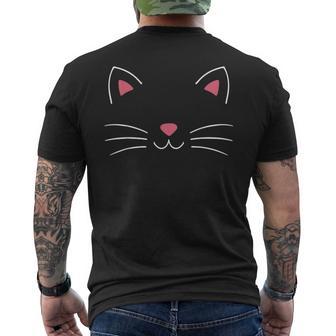 Cat Face Costume For Carnival And Fancy Dress T-Shirt mit Rückendruck - Geschenkecke