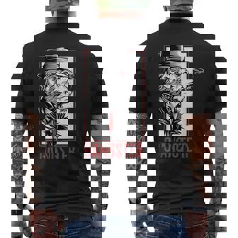 Cigar Blunt Fumer Gangster Gorilla T-shirt imprimé au dos - Cadeauxyz