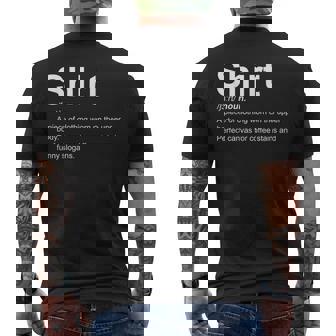 Definition Quirky Definition Men's T-shirt Back Print | Mazezy