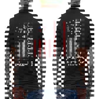 Fafo Trump President 47 Trump Fafo American Flag Men's T-shirt Back Print | Seseable UK