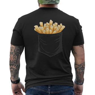 Fries Fast Food Chips In Your Bag T-Shirt mit Rückendruck - Geschenkecke