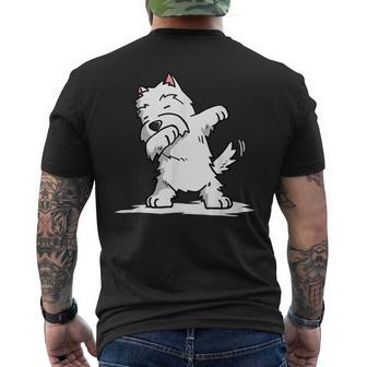 Gentle Westie Dog Dab Dance T-Shirt mit Rückendruck - Geschenkecke