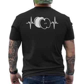 Heartbeat Ekg Apple Fruit Apple T-Shirt mit Rückendruck - Geschenkecke