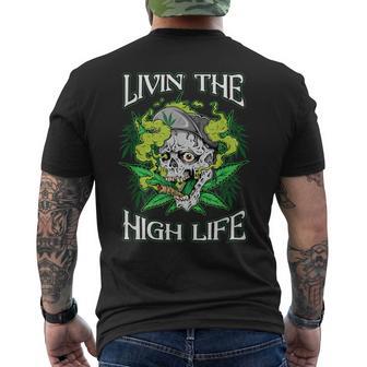 Kiffer Marijuana Hemp Grass Cannabis T-Shirt mit Rückendruck - Geschenkecke