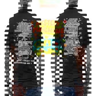 Lab Week 2025 Retro Mystery Machine Of Diagnostics Men's T-shirt Back Print | Mazezy