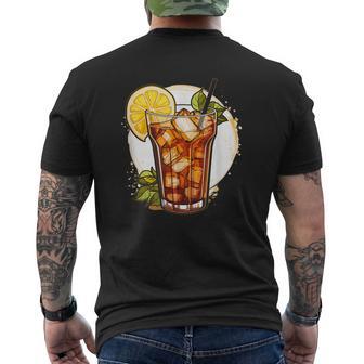 Long Island Iced Tea Cocktail Costume T-Shirt mit Rückendruck - Geschenkecke