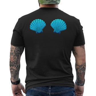 Mermaid Shell Bra Top Festival Shell Party T-Shirt mit Rückendruck - Geschenkecke