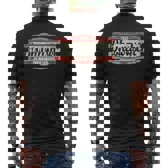 Profession Quote Vintage Dishwasher Men's T-shirt Back Print - Thegiftio