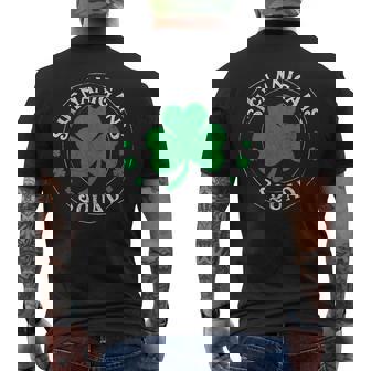 Shenanigans St Patrick's Day Squad Matching Group Men's T-shirt Back Print - Monsterry