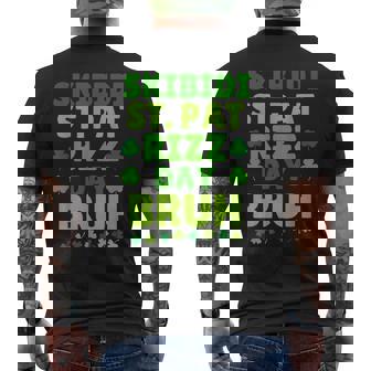 St Patrick's Day Irish Skibidi St Pat Rizz Day Sigmas Men's T-shirt Back Print - Thegiftio