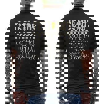 Test Day Teachers You'll Eat This Test Left No Crumbs Men's T-shirt Back Print - Thegiftio