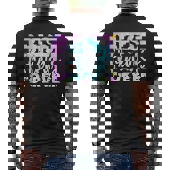 Tie Dye Best Friend Matching Bestie Squad Bff Cousins Men's T-shirt Back Print | Mazezy