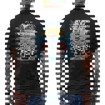 Trump Gulf Of Us America Kawaii Sunset Men's T-shirt Back Print - Seseable