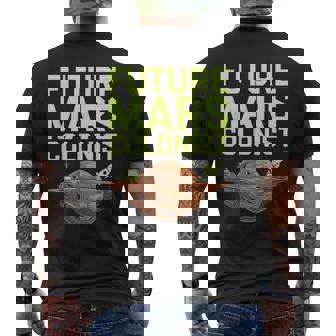 Futuro Colonista De Marte Divertido Ocupar Planeta Marte Camiseta Hombre Estampado Espalda - Regaloses