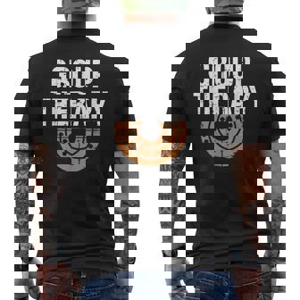 Gama De Pistola De Tiro Para Práctica De Terapia Grupal Camiseta Hombre Estampado Espalda - Regaloses