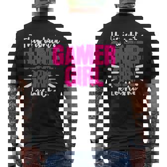 Gamer Gaming Zocken Zockerideospiele Streamer T-Shirt mit Rückendruck - Seseable