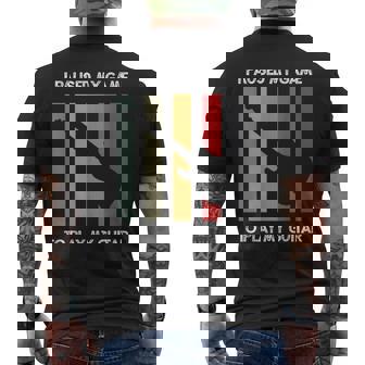 Gaming Gamer Guitar T-Shirt mit Rückendruck - Seseable